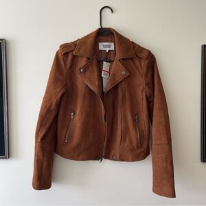NWT BB Dakota Steve Madden women’s faux suede jacket size XS
